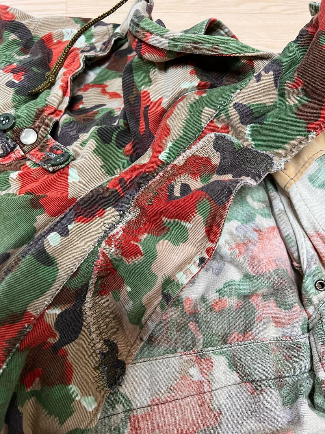 스위스군 M70 알펜플라쥬(Alpenflage) 필드 자켓 상품이미지7