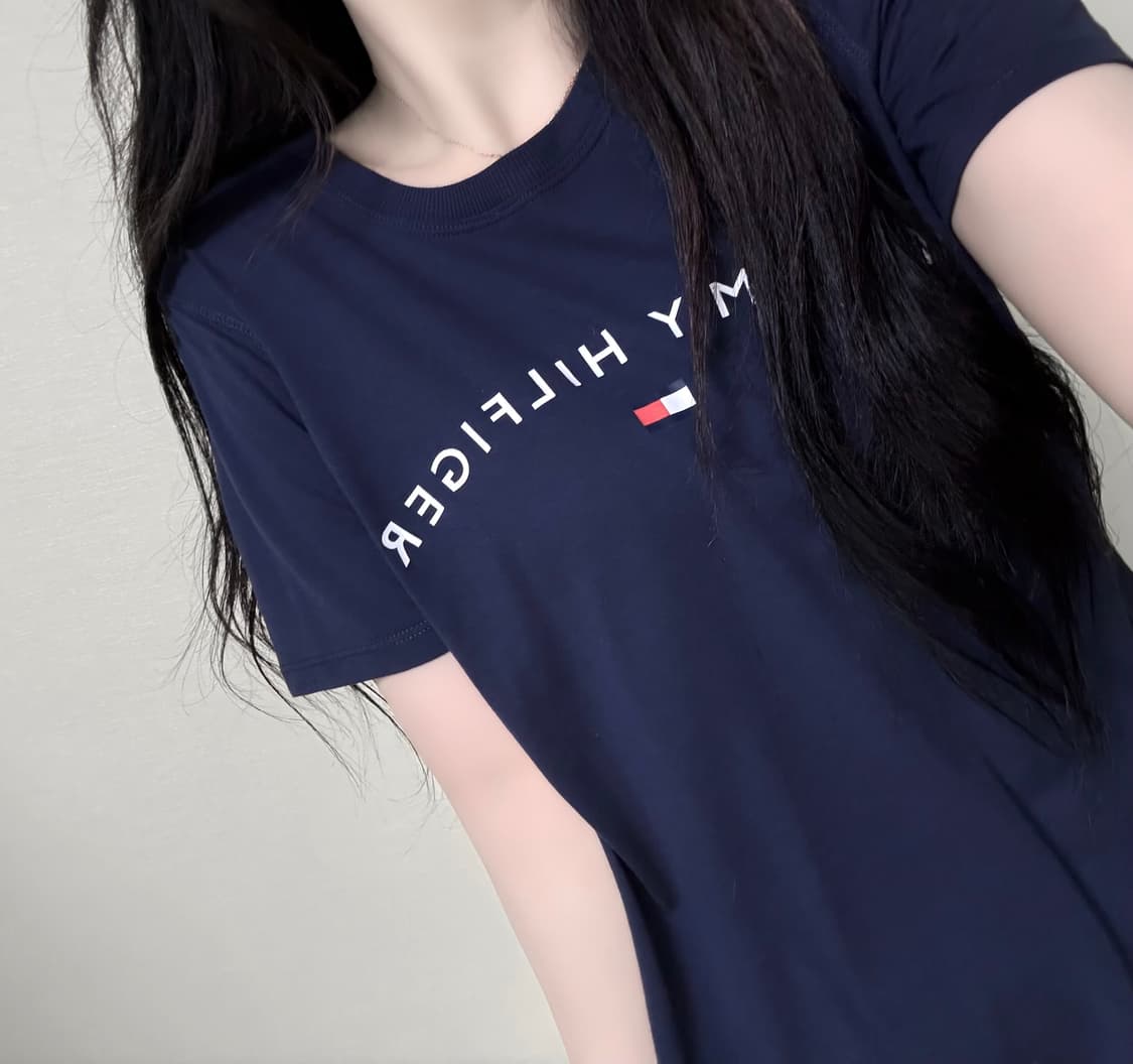 타미힐피거 네이비 반팔티 상품이미지1