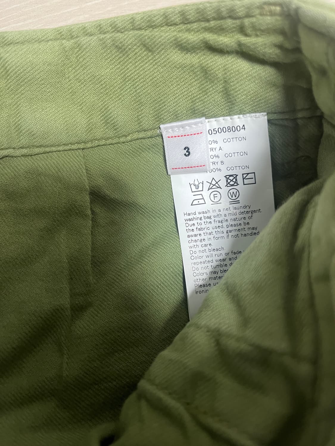 visvim CHINO PANTS HW TAPER DMGD 상품이미지4