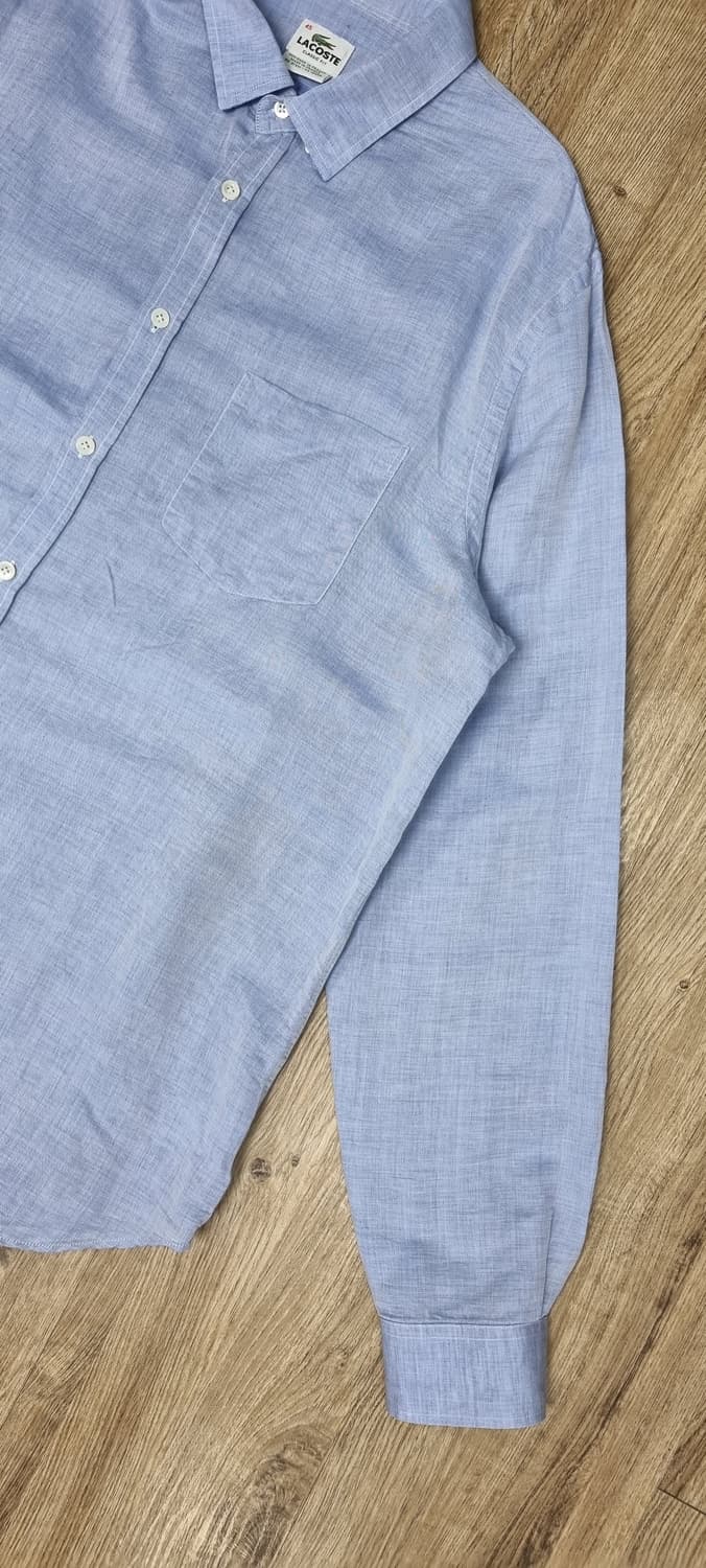 라코스테 린넨66% 혼방 셔츠 45size _ 남성 2xl 추천 상품이미지4