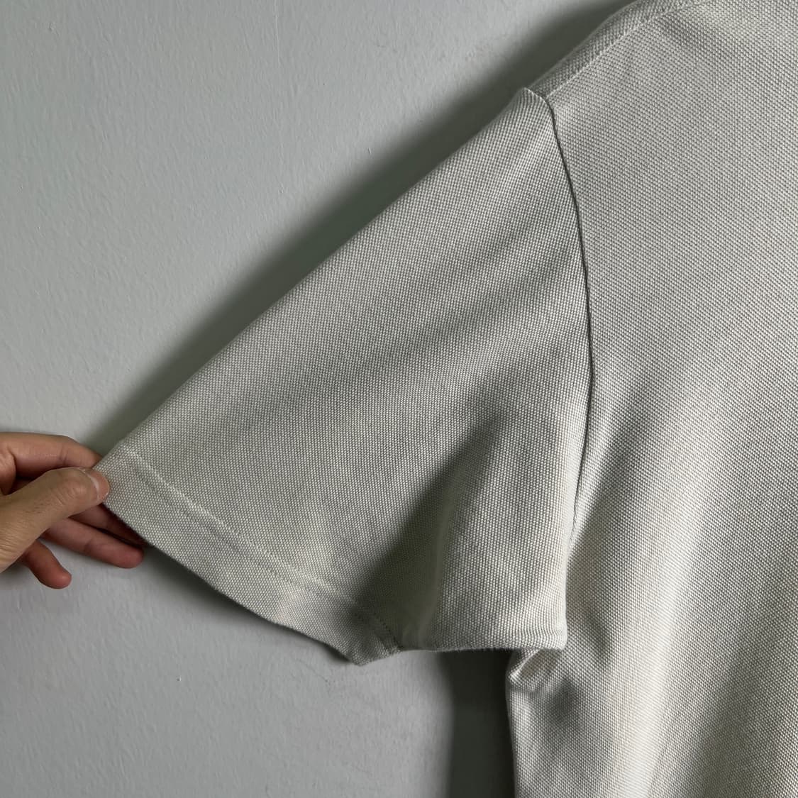 페라가모 빈티지 라이트 그레이 반팔 폴로 셔츠 XS 상품이미지6