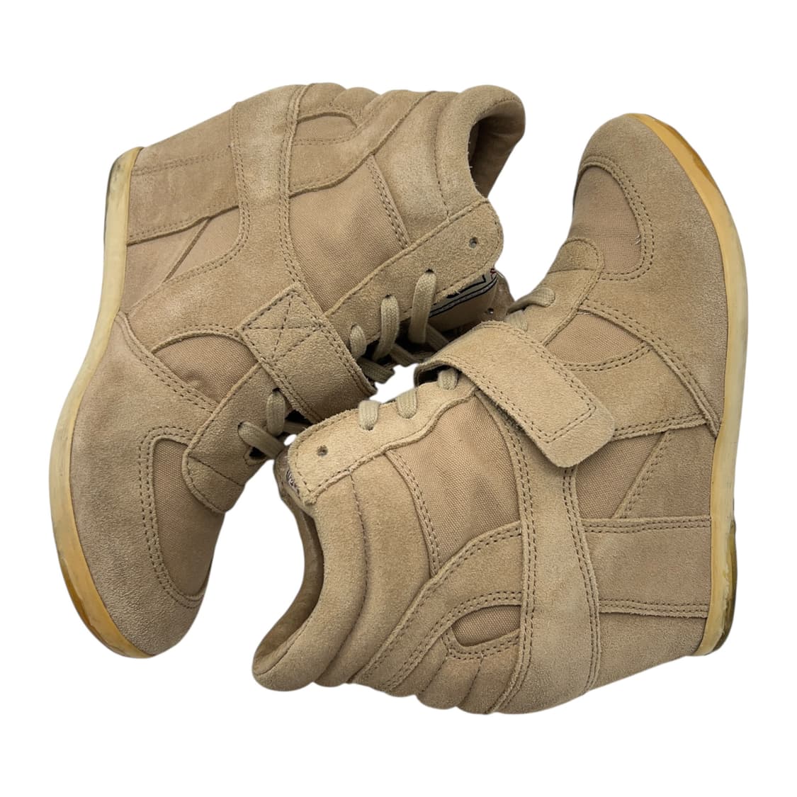 240 W 아쉬 애쉬 보위 웨지힐 스니커즈 베이지 상품이미지3