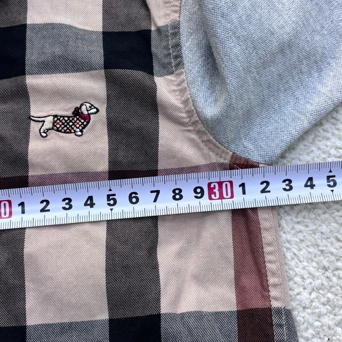 110 닥스 키즈 체크 패턴 셔츠 0324E 상품이미지6