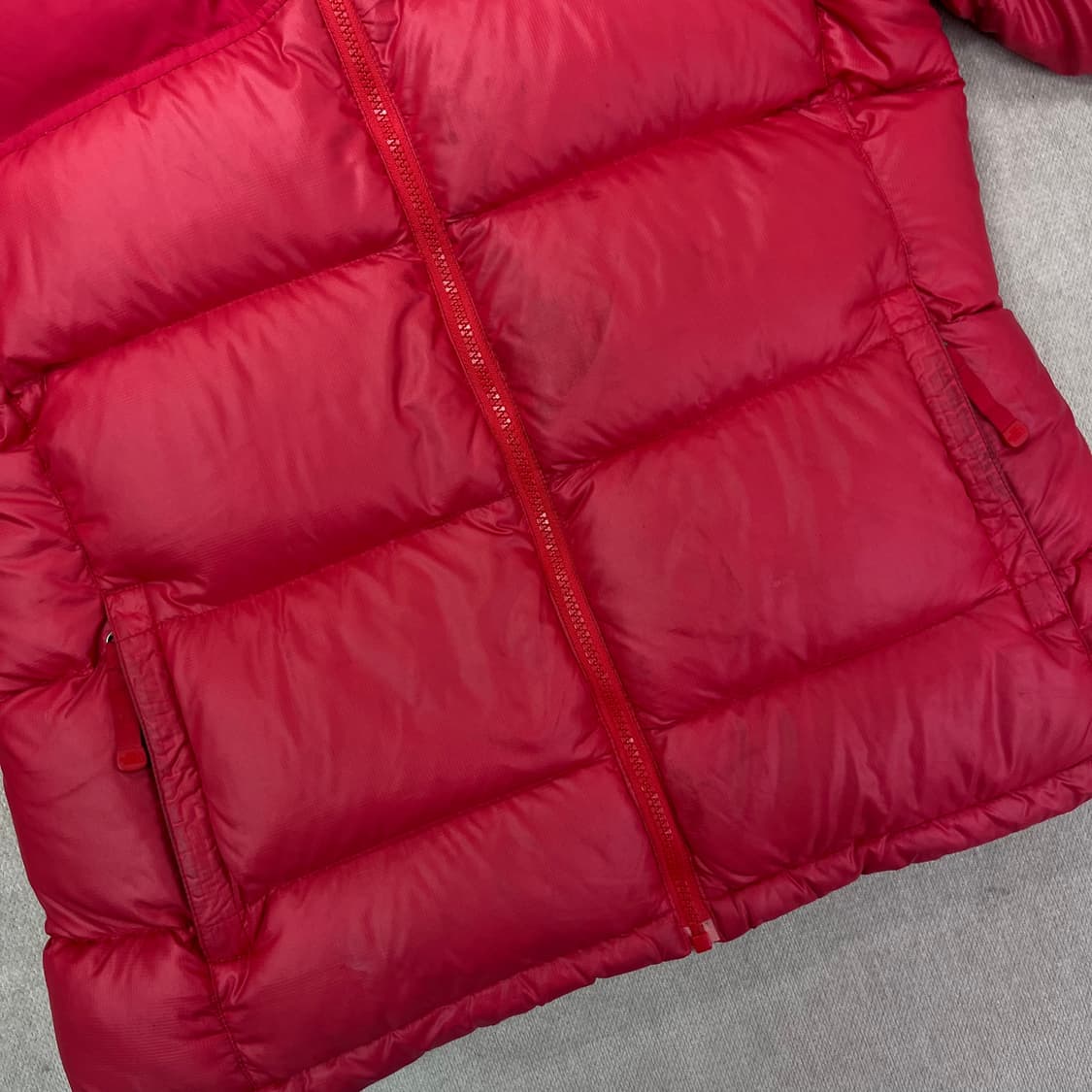 W 100 노스페이스 핑크 눕시700 패딩 상품이미지6