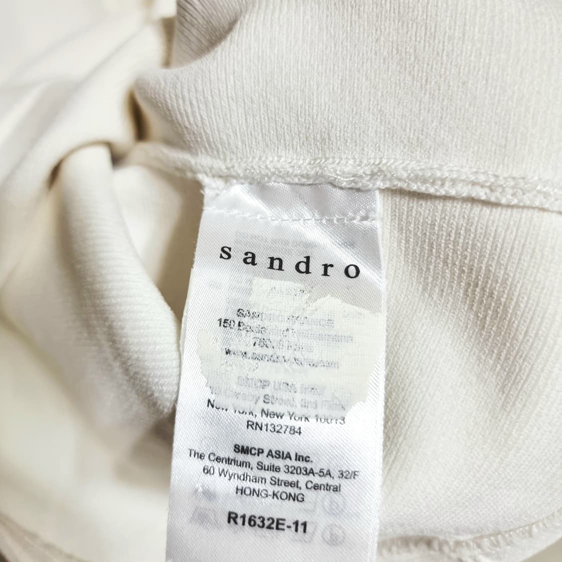 산드로 sandro 슬리브리스 화이트 니트 원피스 (44/1) 상태최상 상품이미지4
