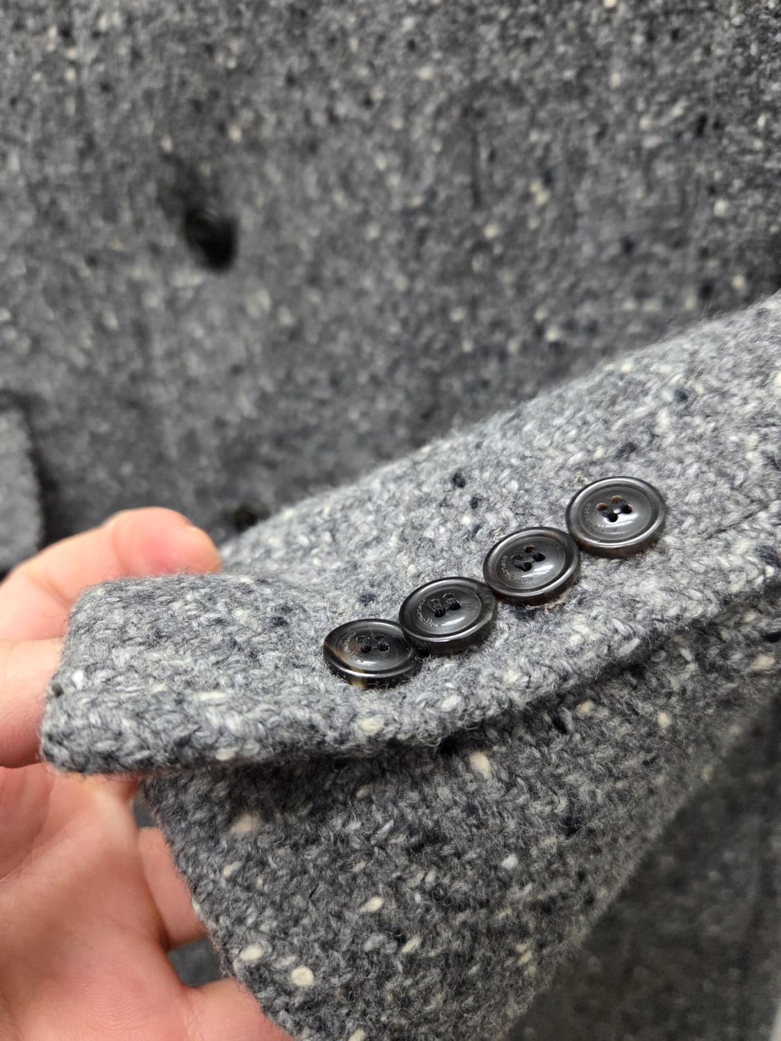 커스텀멜로우 울 싱글 코트 상품이미지4