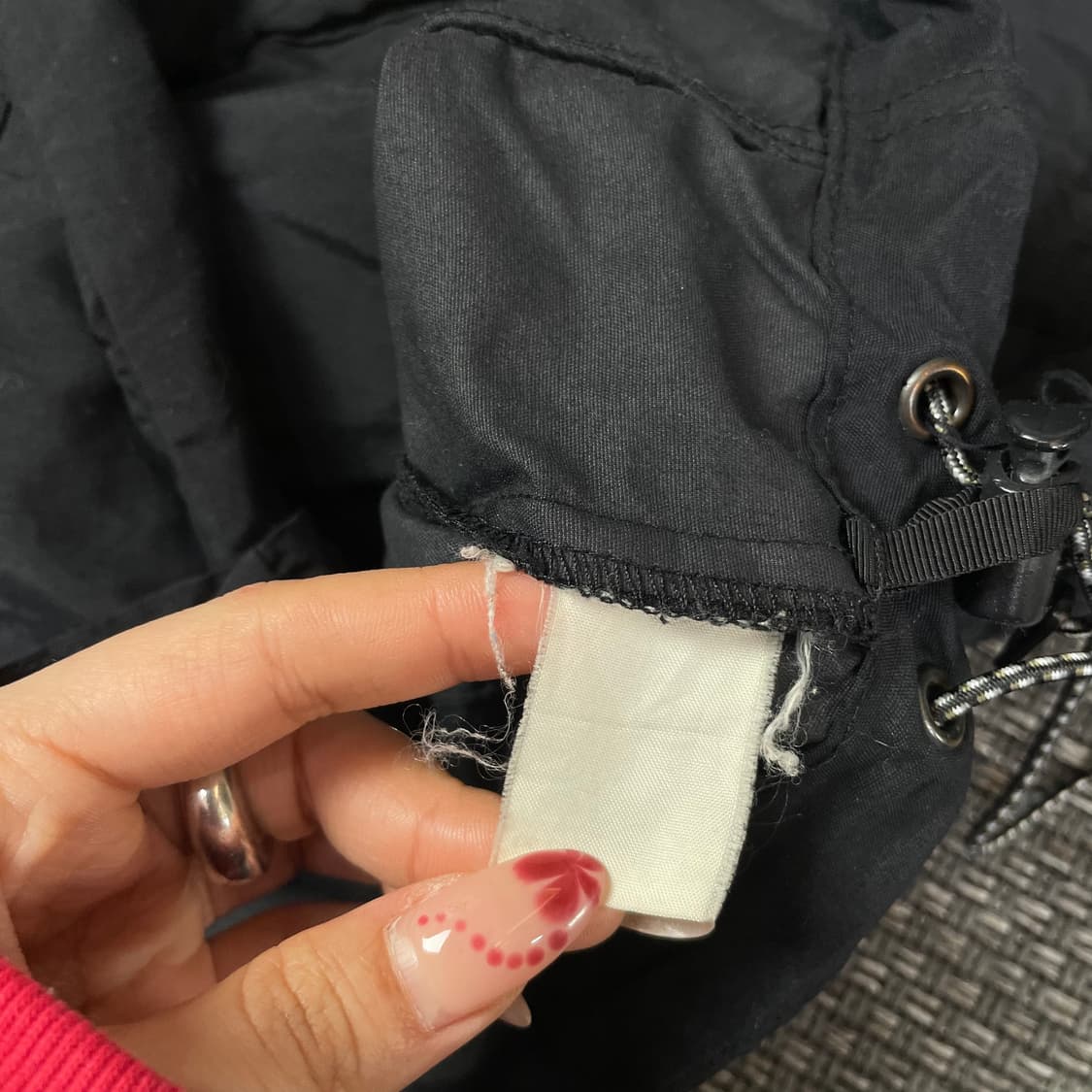 컬럼비아 블랙 바람막이 자켓 95 상품이미지7