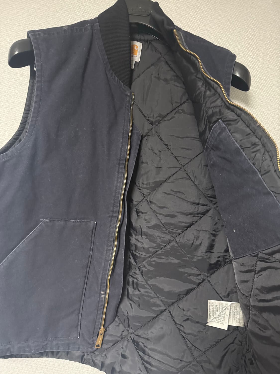 칼하트 네이비 패딩 조끼 L 상품이미지2