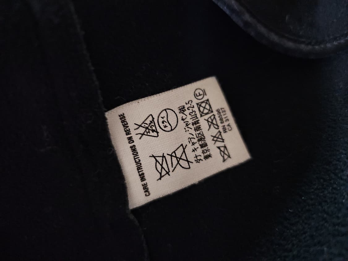 DKNY japan 빈티지 블랙 레더 롱 코트 가죽 자켓 상품이미지6