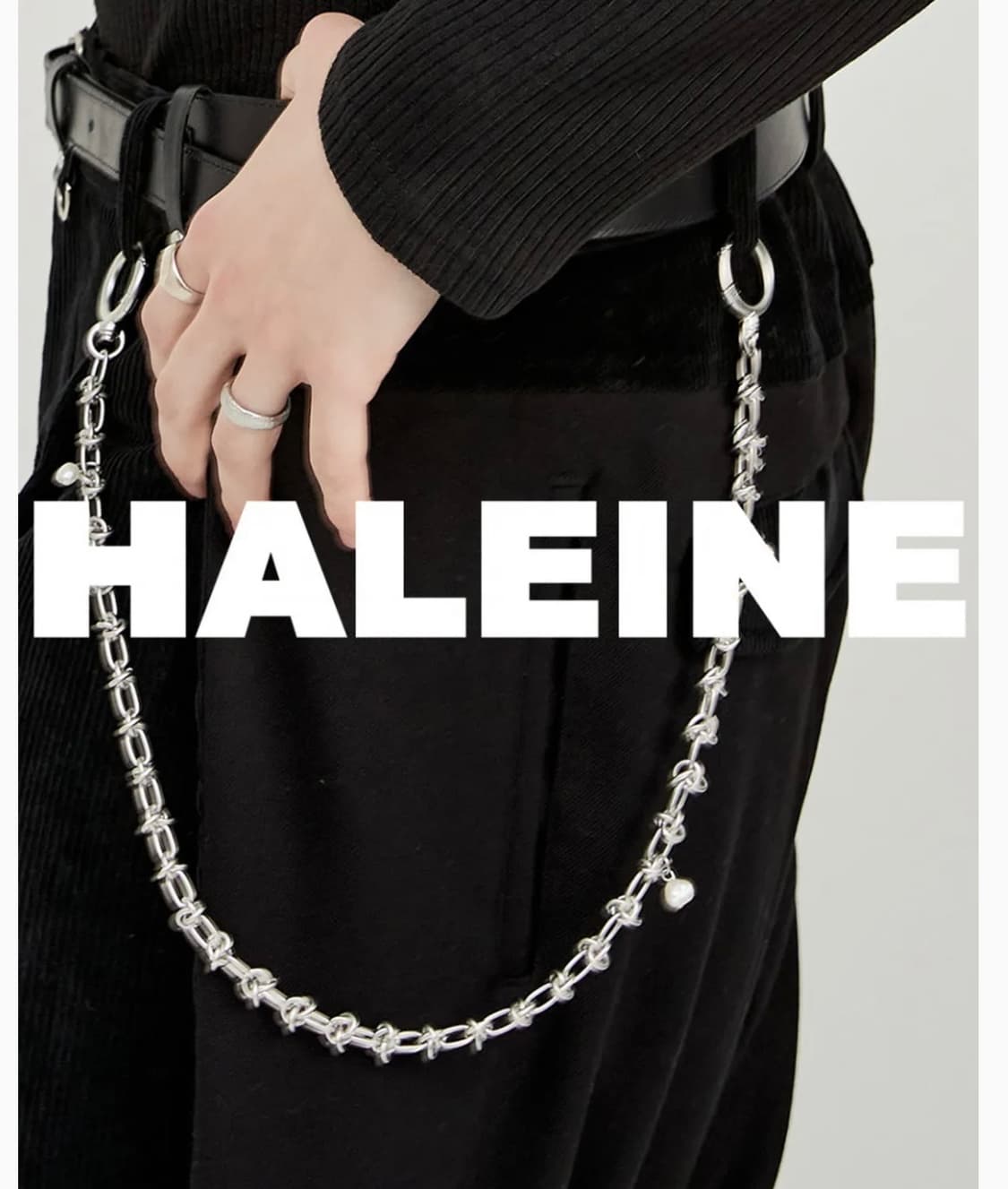 알렌느 코듀로이 믹스 플리츠 폴딩 진 1size 상품이미지8