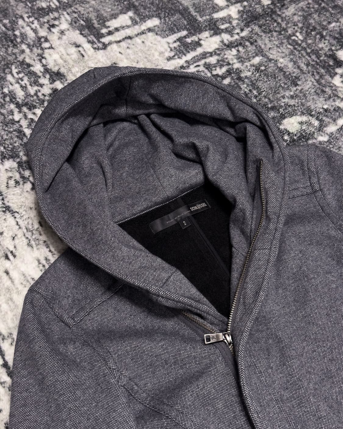 {Schlussel} Asymmetric Hooded Jacket  상품이미지6