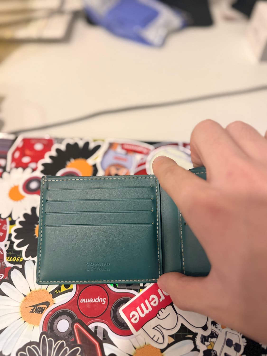 고야드 반지갑 그린 상품이미지6