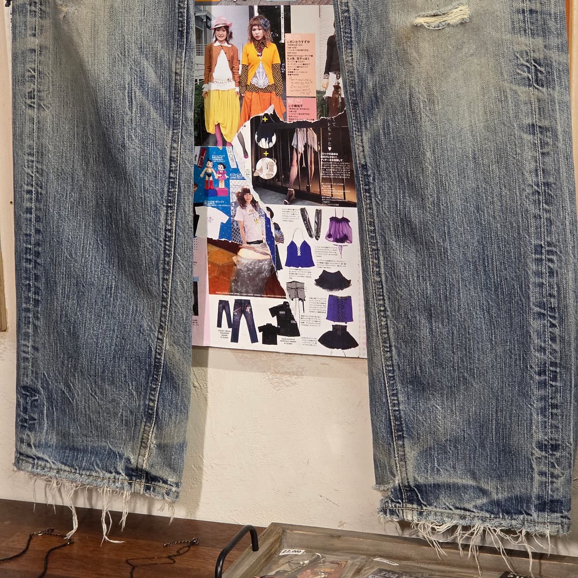 에드윈 JPN 503 블루트립 디스 데미지 데님 팬츠 상품이미지8