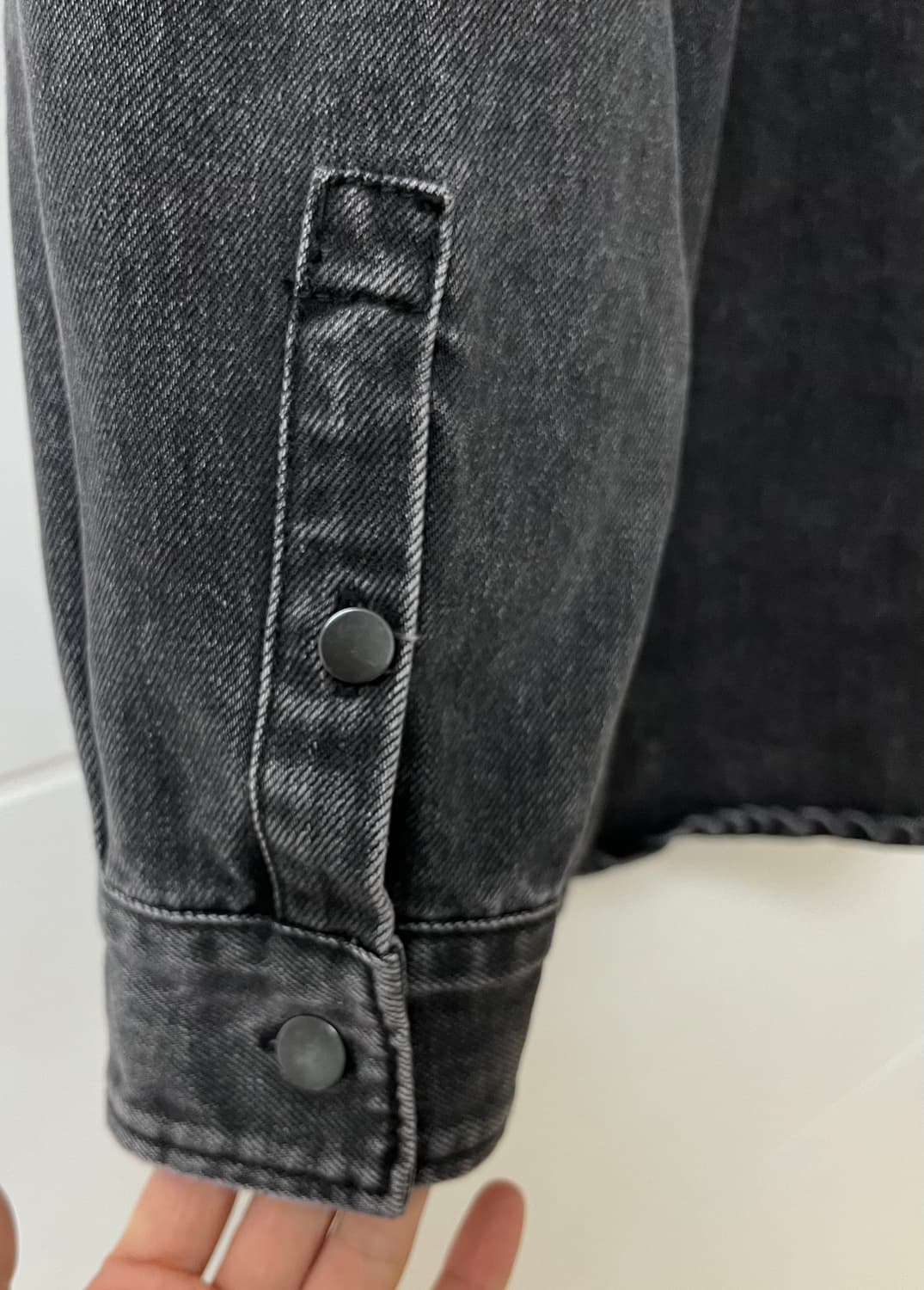 플랙 데님 셔츠 자켓 상품이미지7