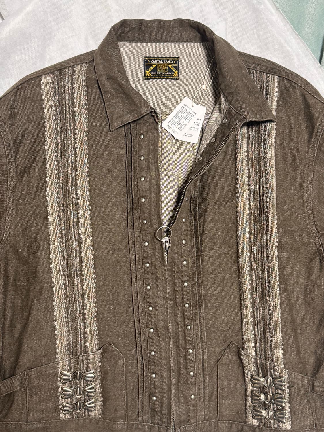 [5사이즈] 캐피탈 야가수리 브라운 데님 자켓 상품이미지4