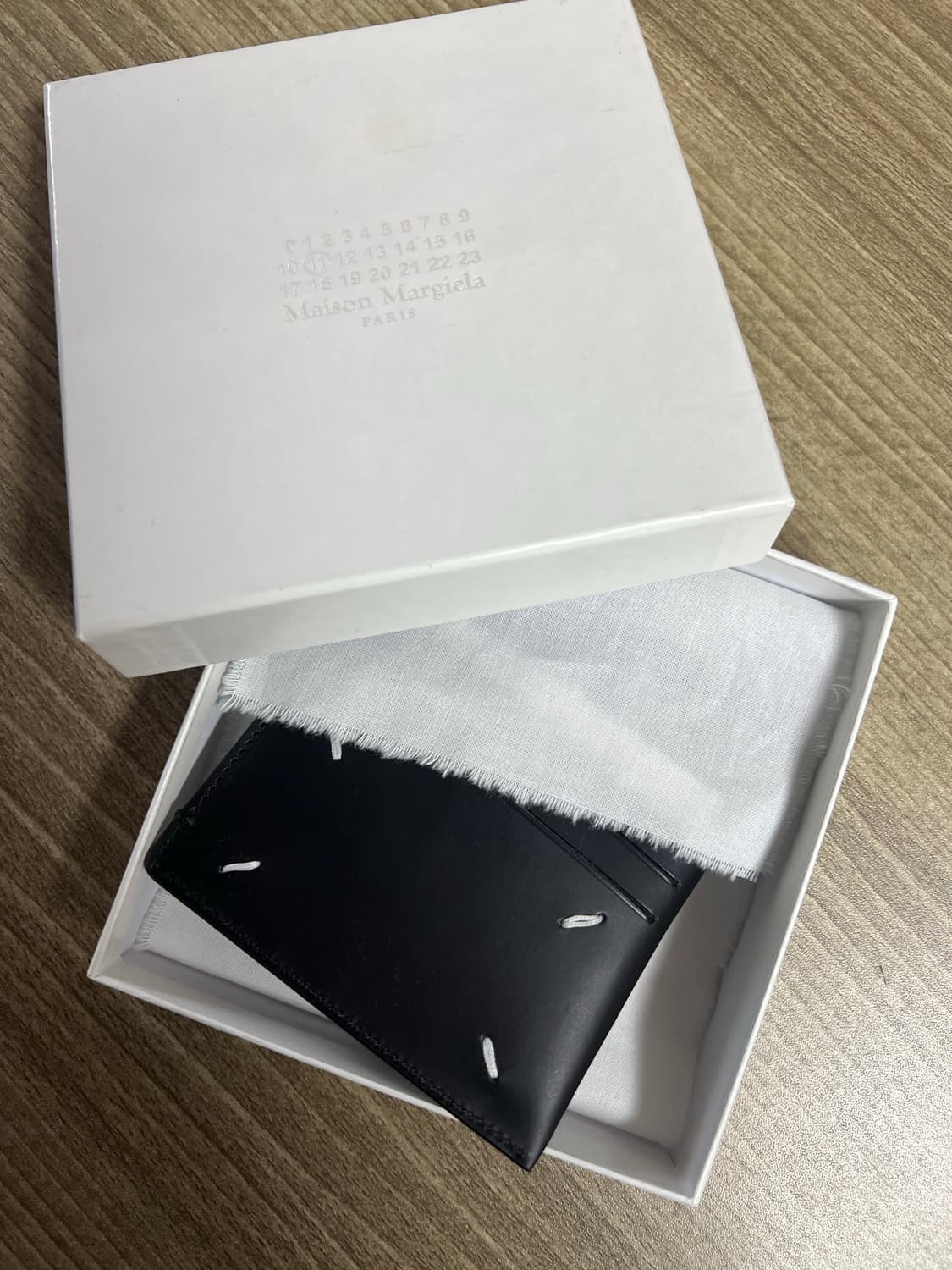 마르지엘라 스티치 카드 홀더 / 지갑 OS 상품이미지2