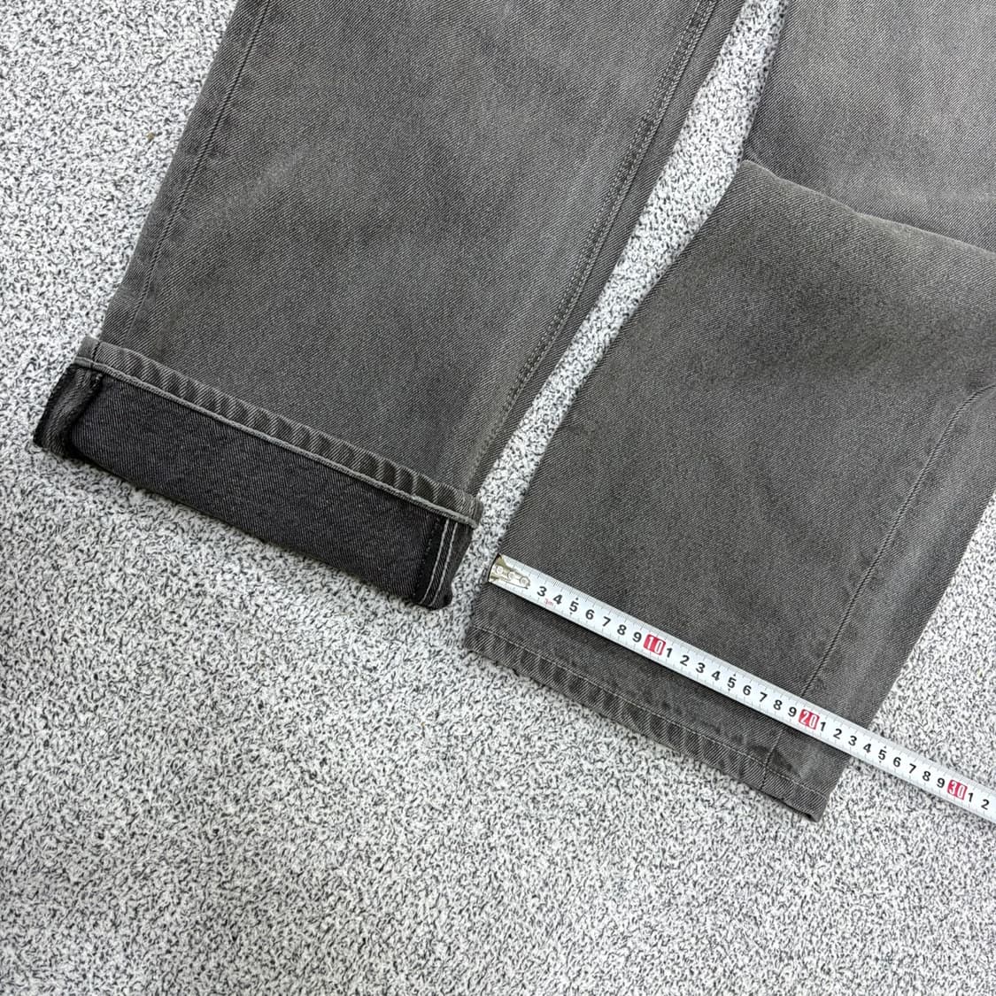 29 무신사스탠다드 흑청 와이드 데님팬츠 0331J 상품이미지8