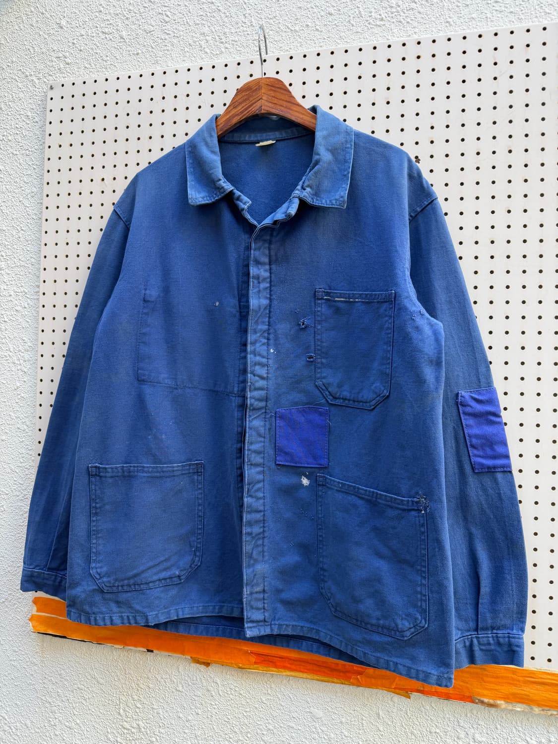 FADED WASHED PATCHWORK 페이드 패치워크 프렌치워크자켓 상품이미지3