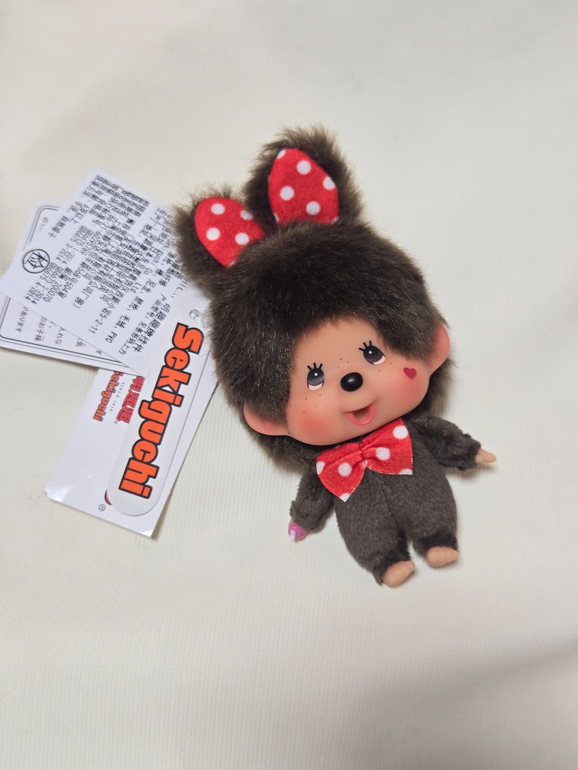 몬치치 빨간리본 키링 상품이미지1