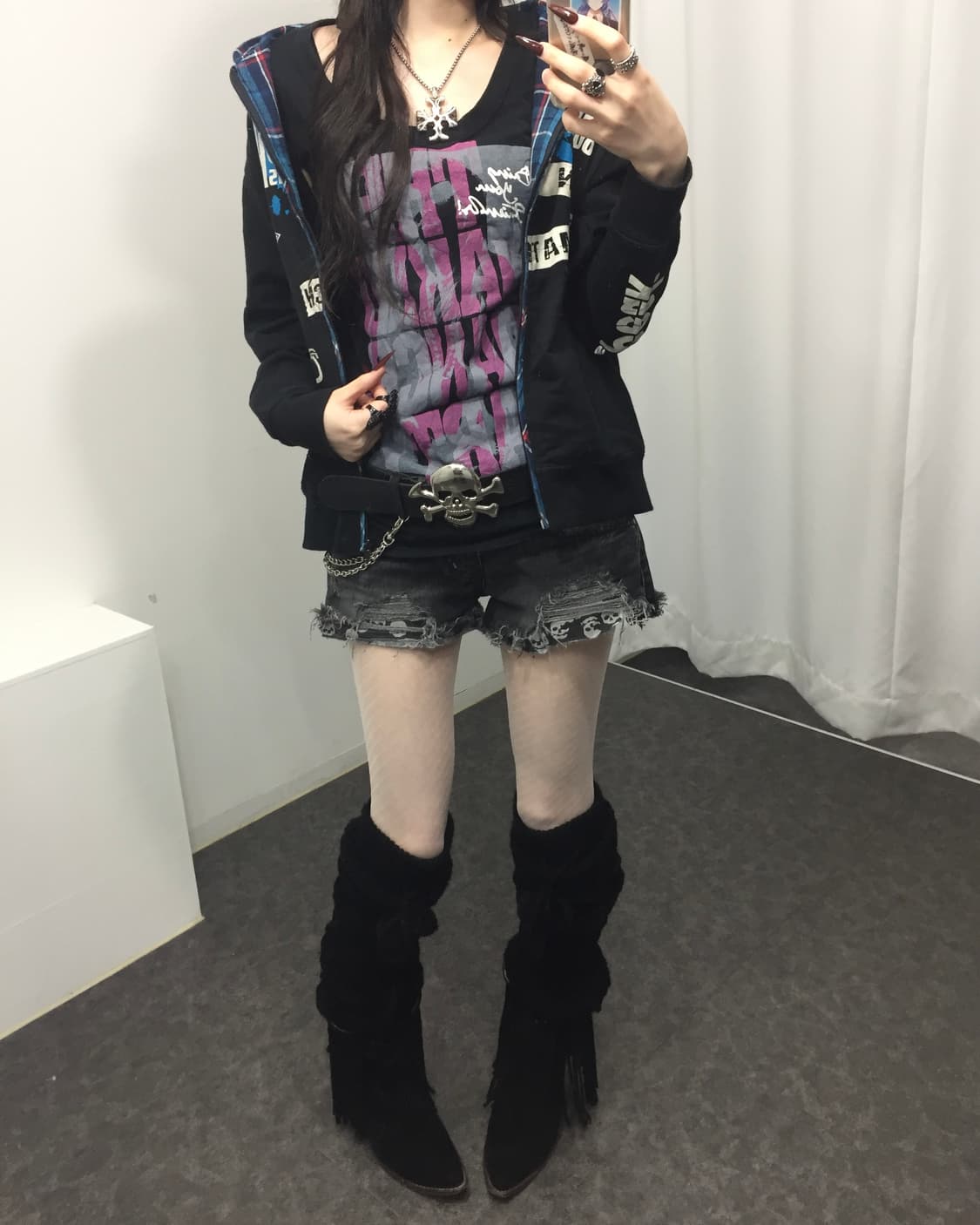 쿠로 펑크 코디🖤 상품이미지4