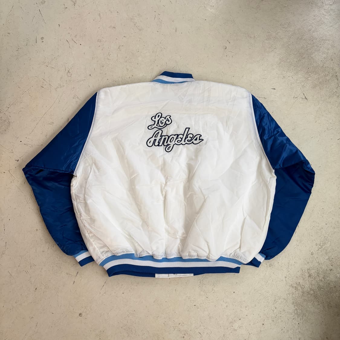 90s 마제스틱 LA 레이커스 빈티지 바시티 자켓 3XL 상품이미지10