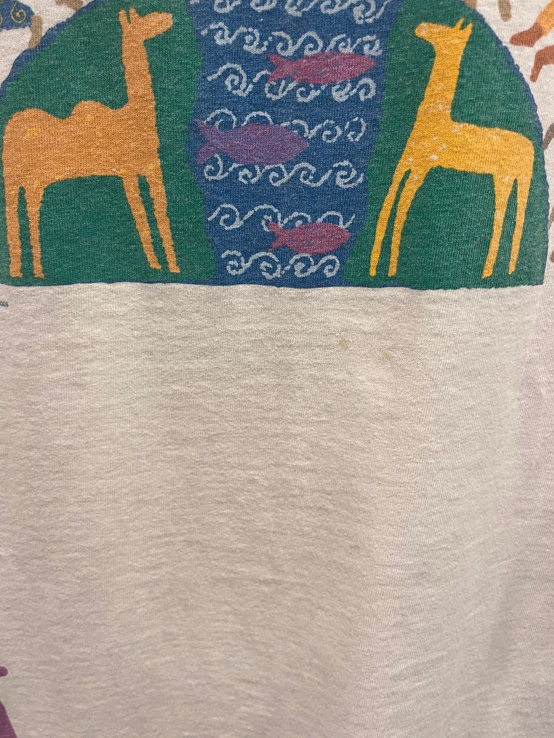 90s Vtg 빈티지 프린팅 반팔 티셔츠 상품이미지10