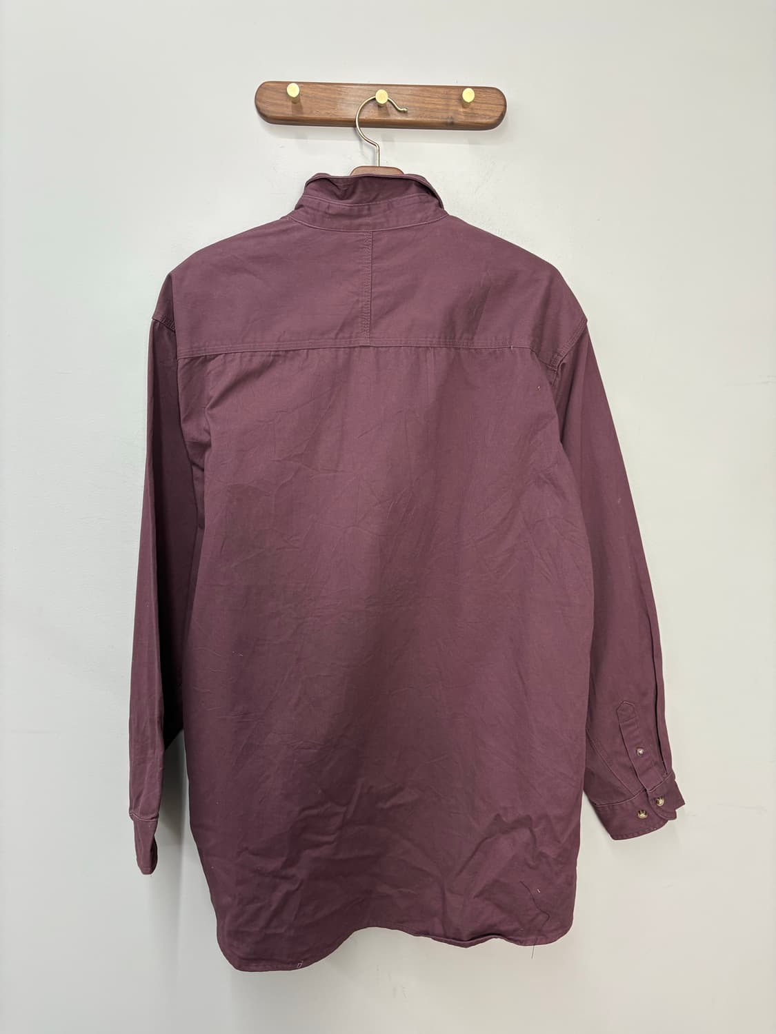 칼하트 버건디 워크셔츠 A3206 상품이미지4