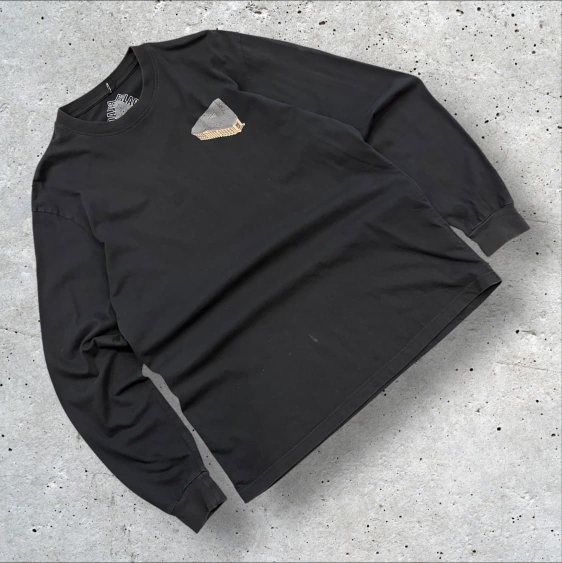 [L] 18ss 팔라스 블랙 롱슬리브 티셔츠 B624 상품이미지2