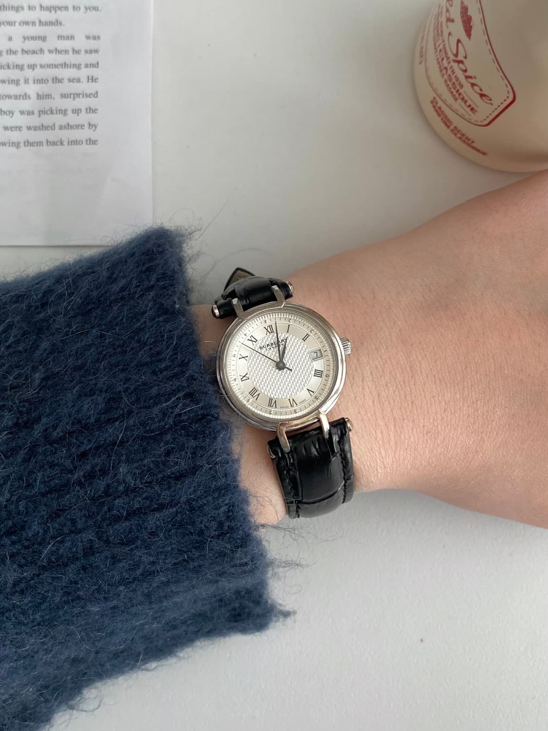 Burberrys 버버리 쿼츠 실버 레이디스 상품이미지8