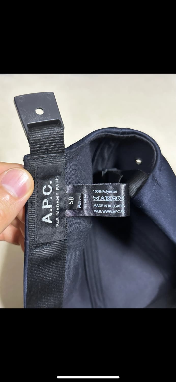 A.P.C 모자 볼캡 네이비 상품이미지5