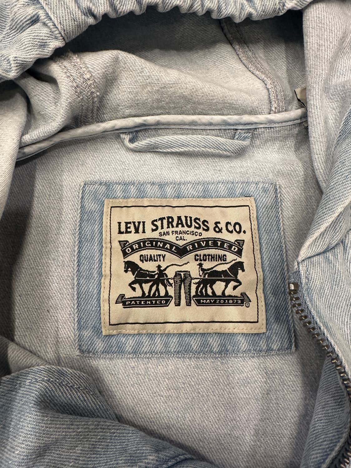 리바이스 아노락 데님 XL 상품이미지6