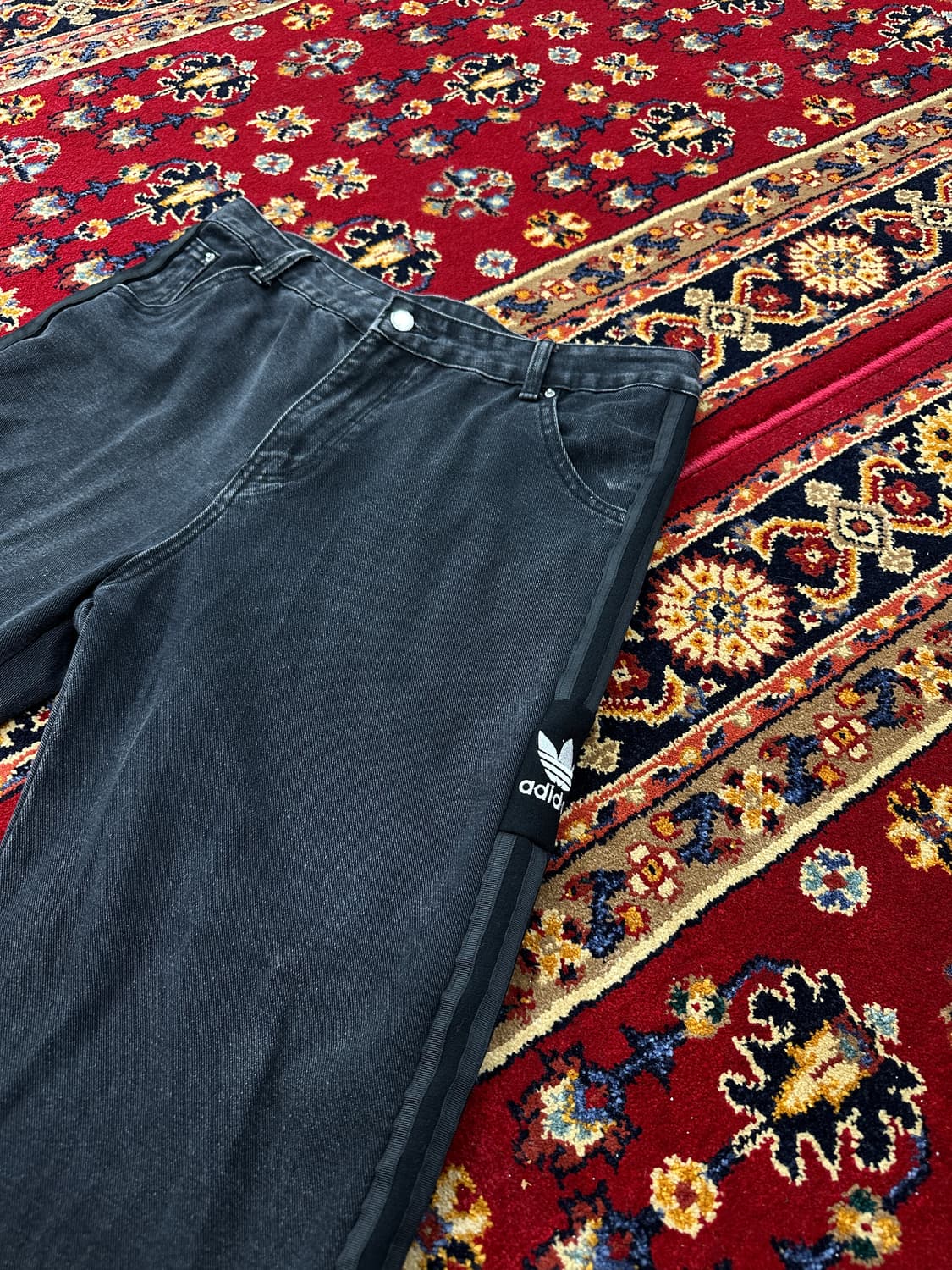 블랙진 삼선줄 커스텀 팬츠 상품이미지9