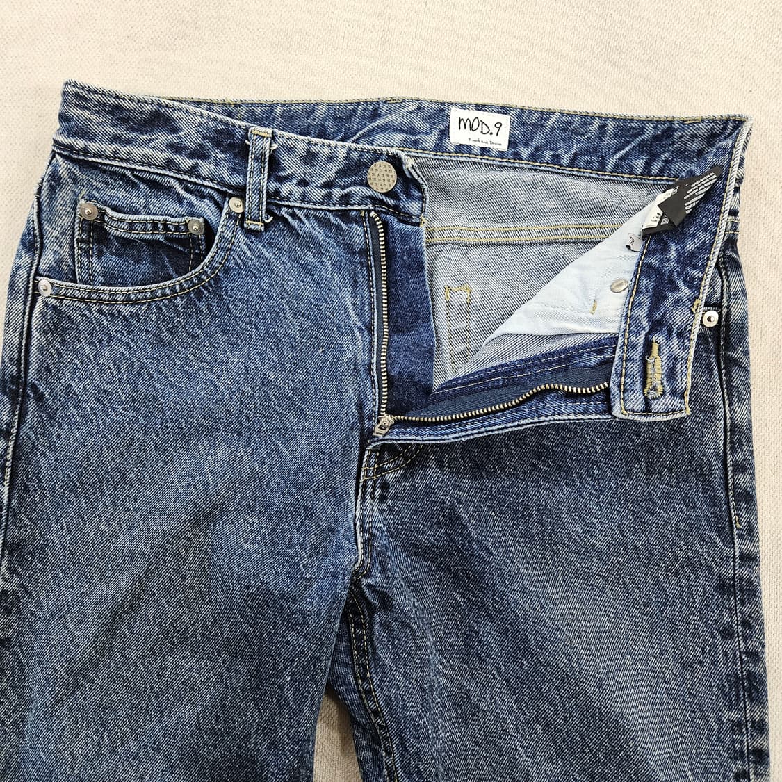 [29] 모드나인 빈티지 워싱 데님 팬츠 0121Y2 상품이미지2