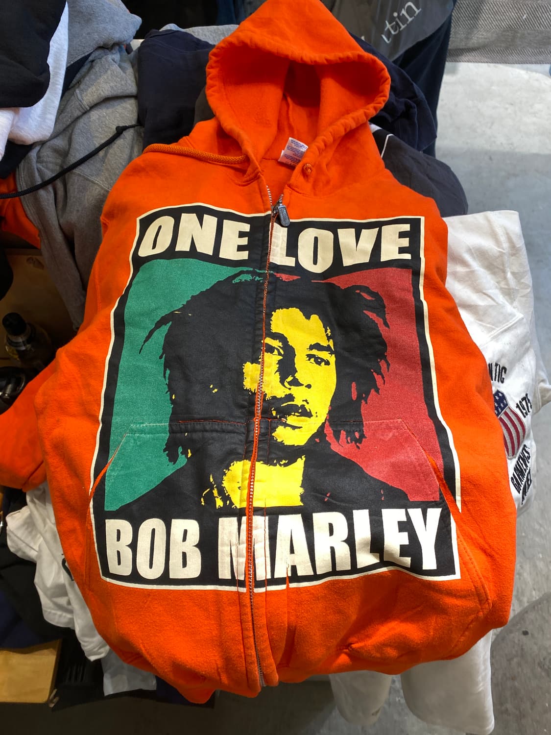 밥말리 one love Bob Marley 집업 상품이미지3