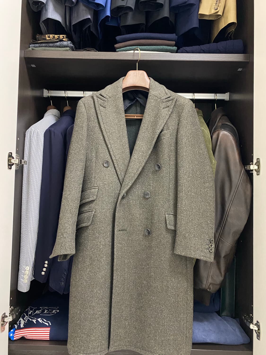 [판매] 볼리올리(Boglioli) 도버 더블 브레스티드 코트(46) 상품이미지1