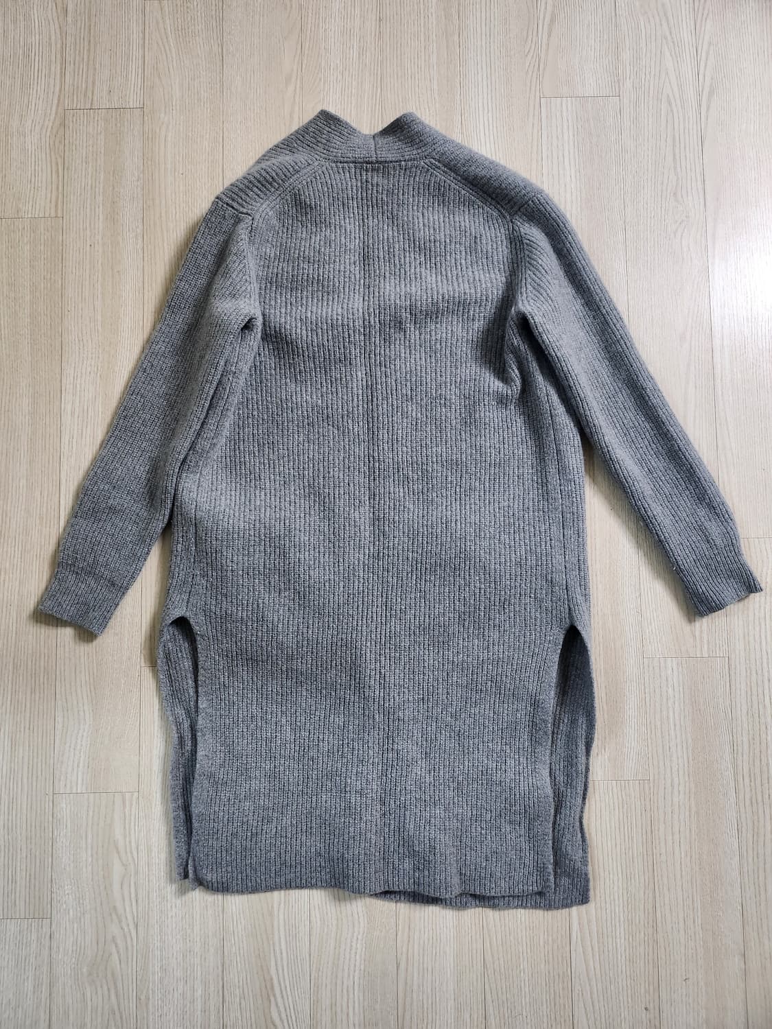 폴로 니트 롱가디건 상품이미지1