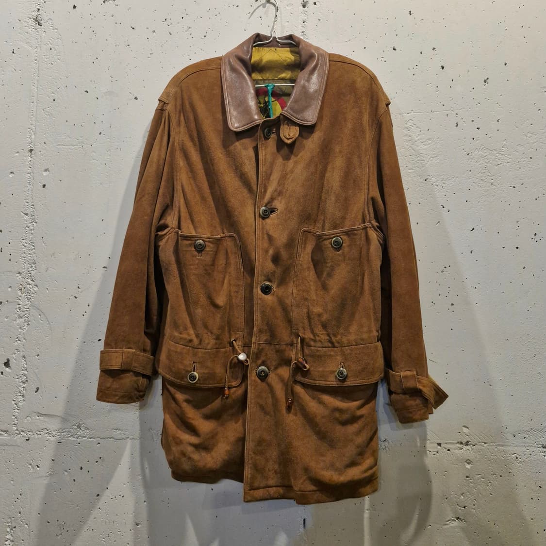 USA 빈티지 스웨이드 가죽 자켓 L~ 상품이미지1