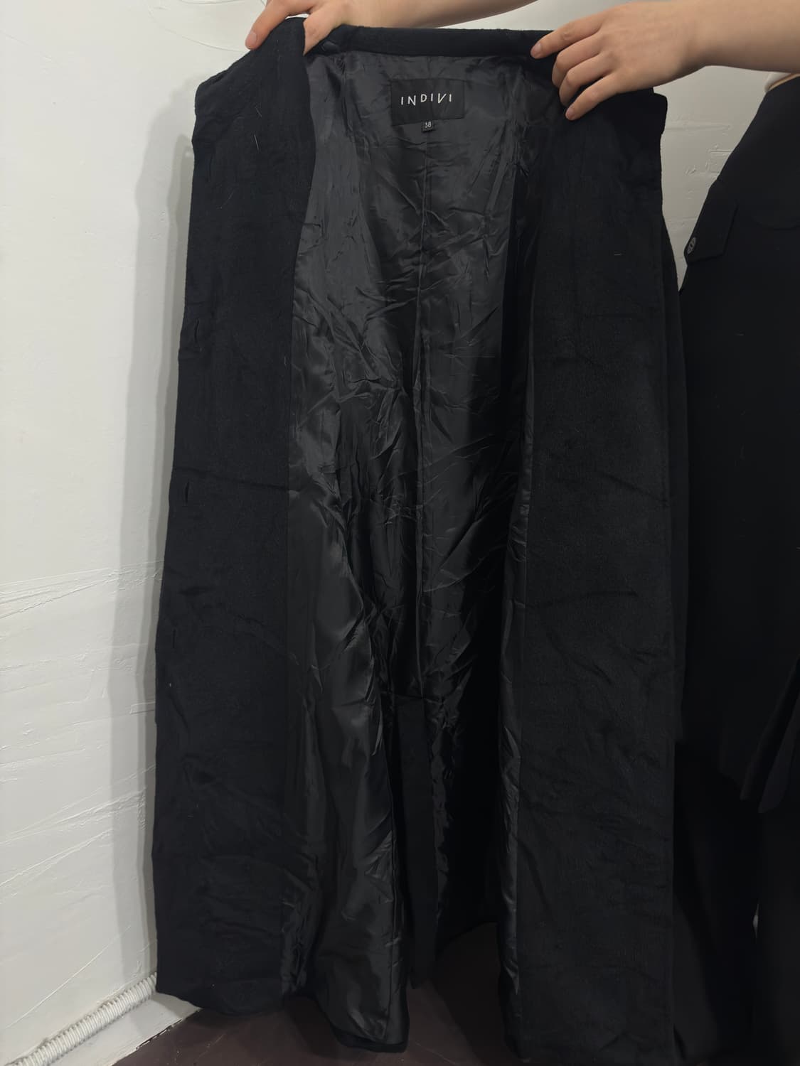 indivi button long coat 상품이미지6