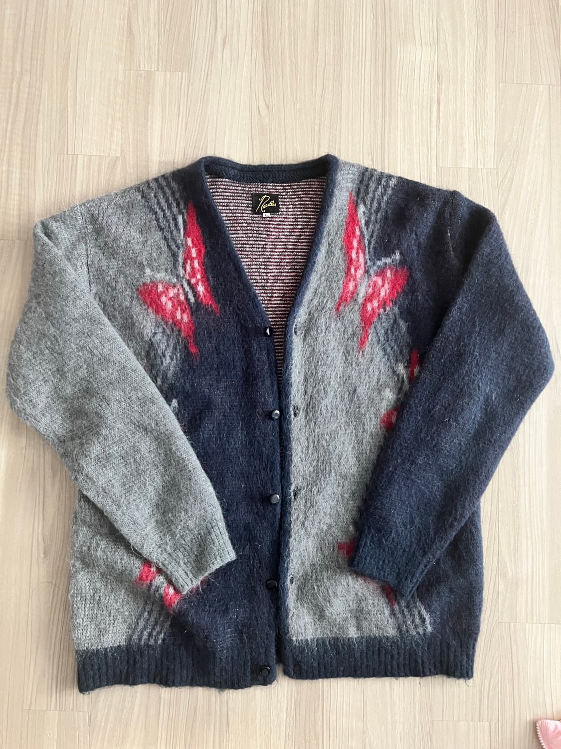 니들스 모헤어 빠삐용 가디건 라지사이즈 상품이미지1