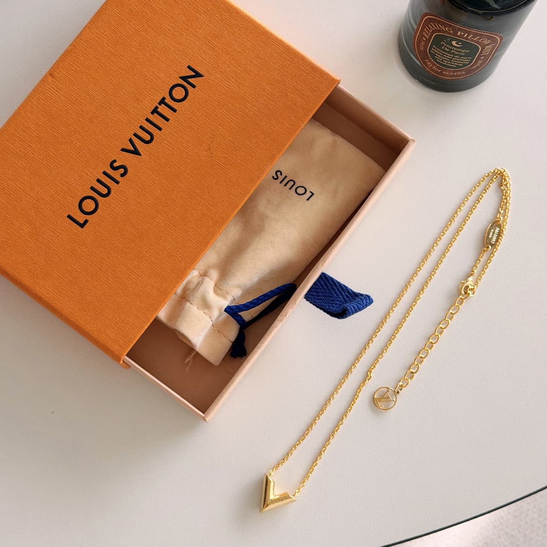 루이비통 에센셜 목걸이 골드 상품이미지5