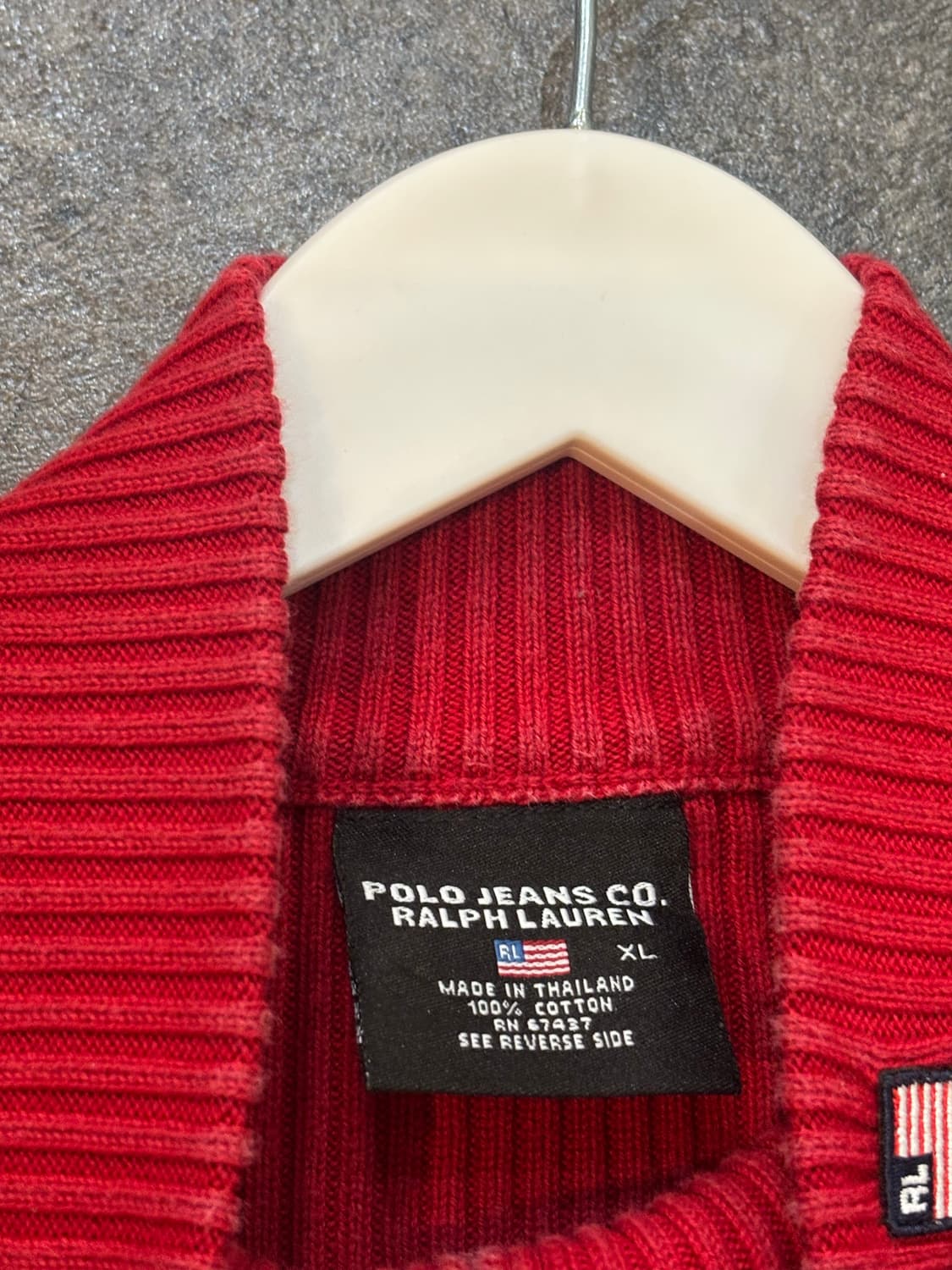 폴로 여성 히프집업 니트 스웨터 XL 상품이미지6