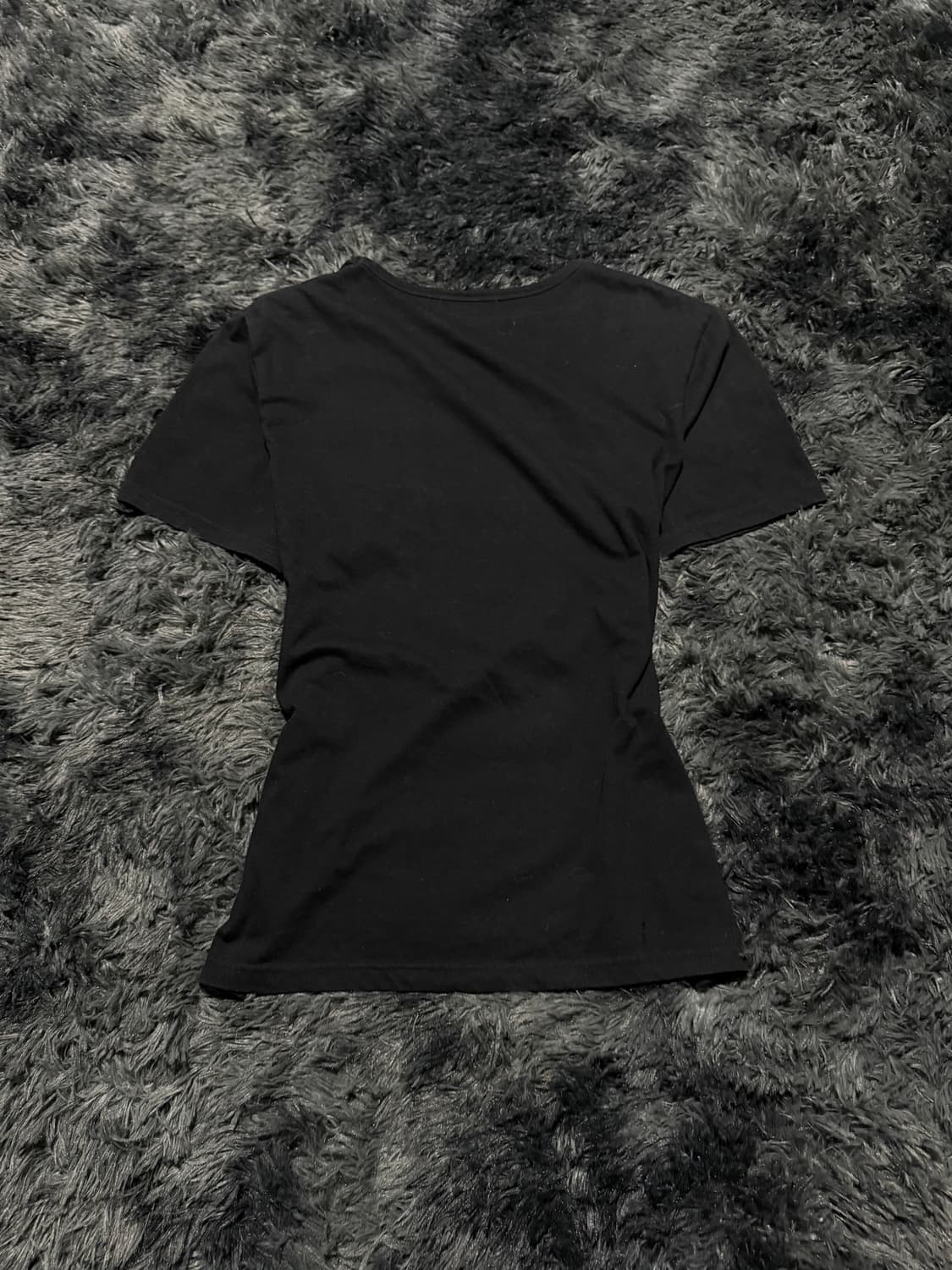 실버 십자가 고딕 레터링 Y2K 반팔 상품이미지6