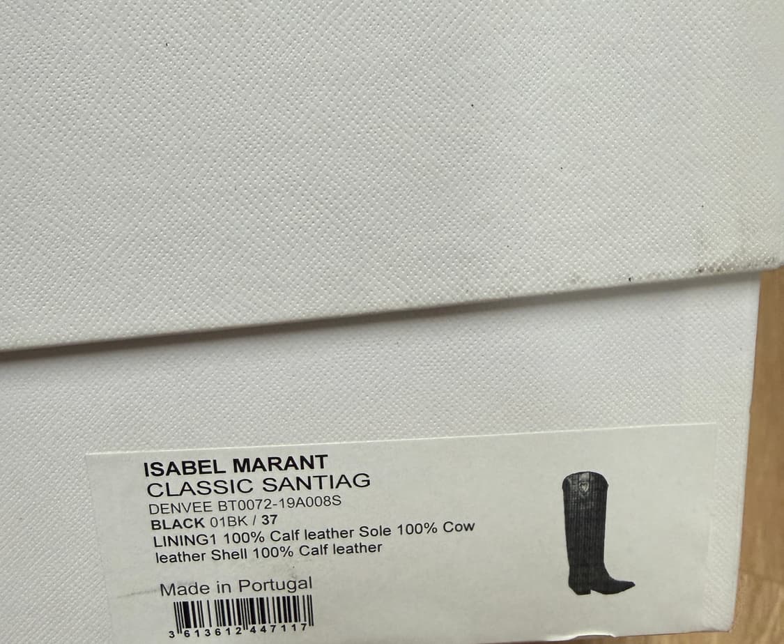 이자벨마랑 덴비 가죽 롱부츠 상품이미지3