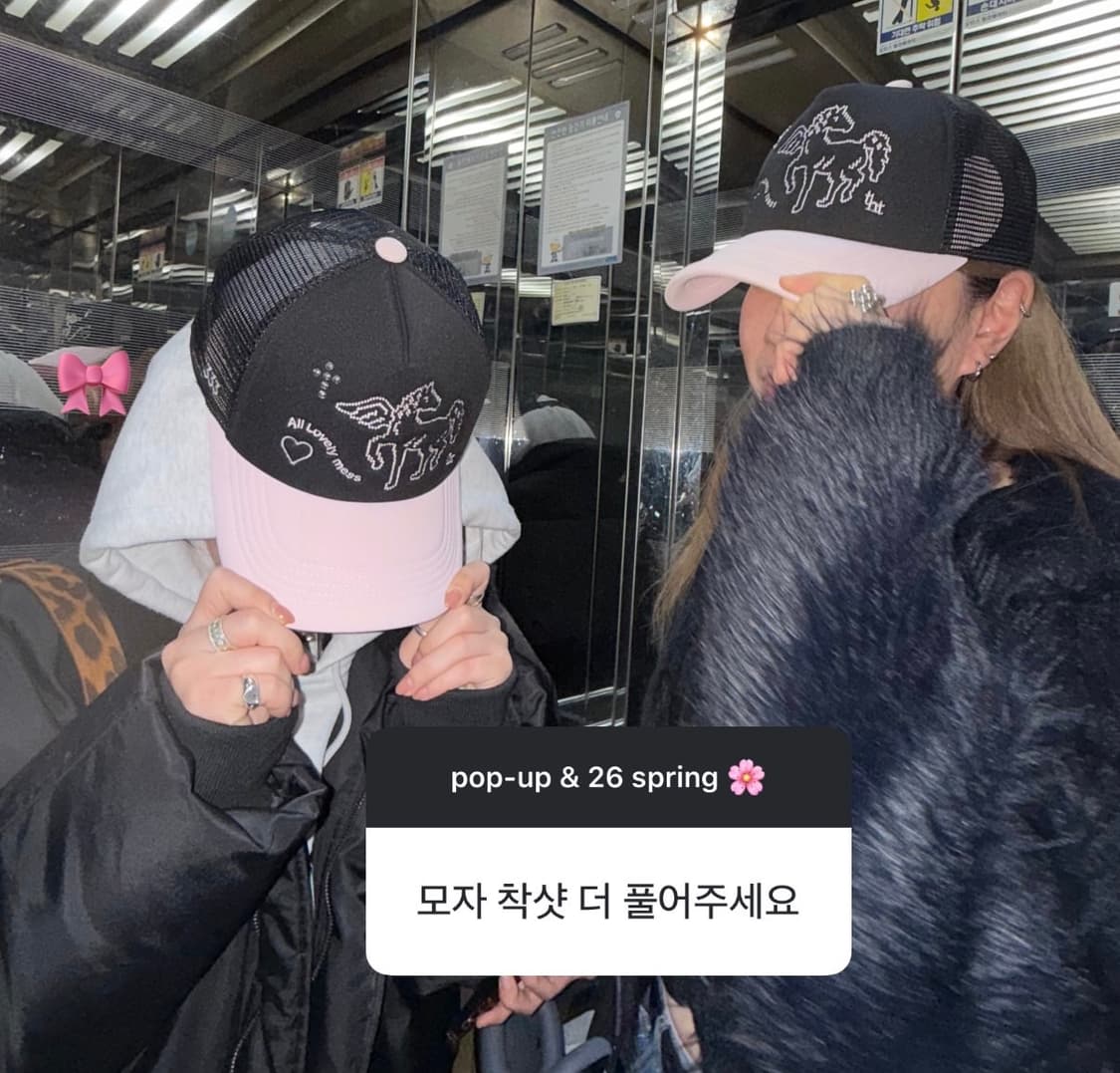 (새상품) 쓰리타임즈 팝업 한정 판매 모자 볼캡 상품이미지1