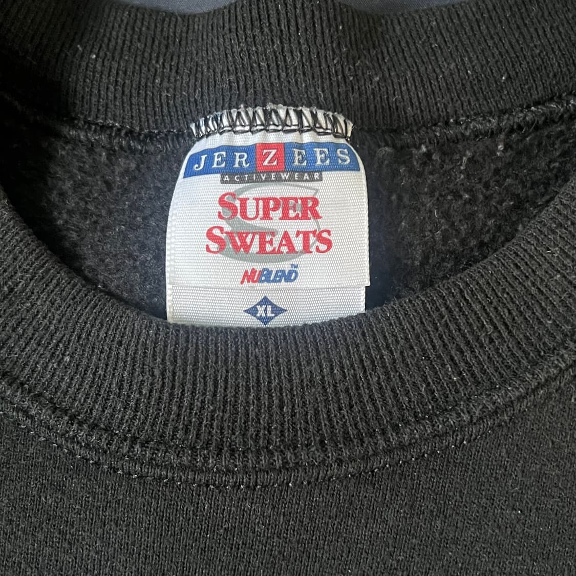 JERZEES 90s 스웻셔츠 블랙 XL USA 상품이미지3