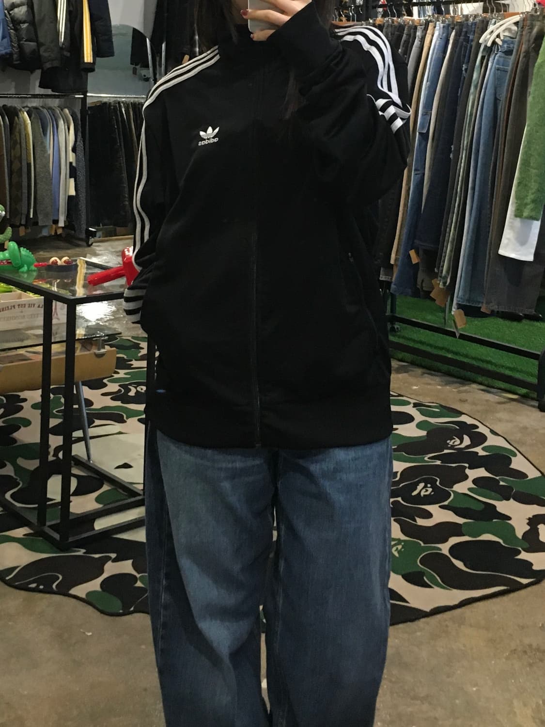 아디다스 파이어버드 트랙탑 블랙 상품이미지5