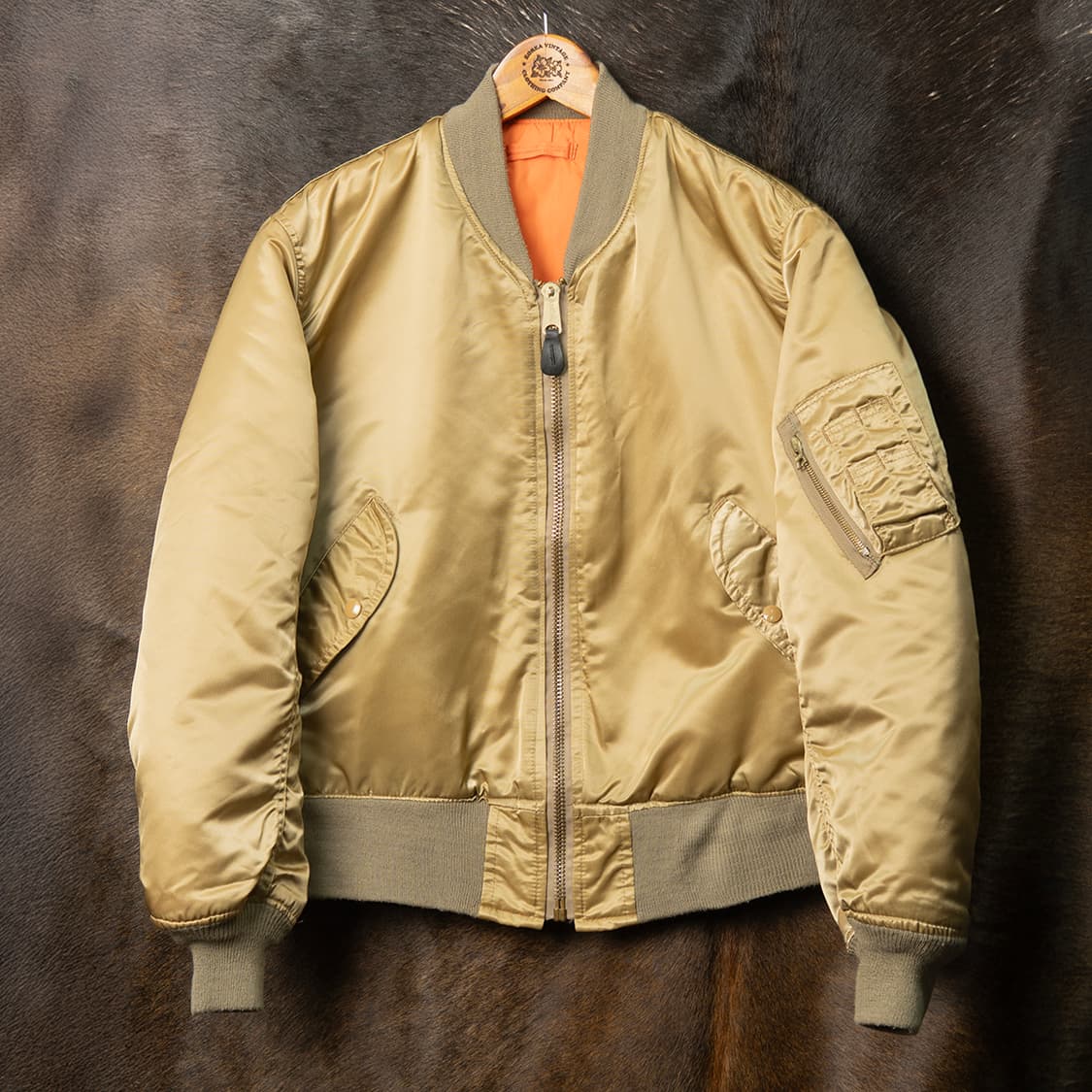 [110] 90s CORINTH USA 메이드 MA-1 플라이트 자켓  상품이미지1