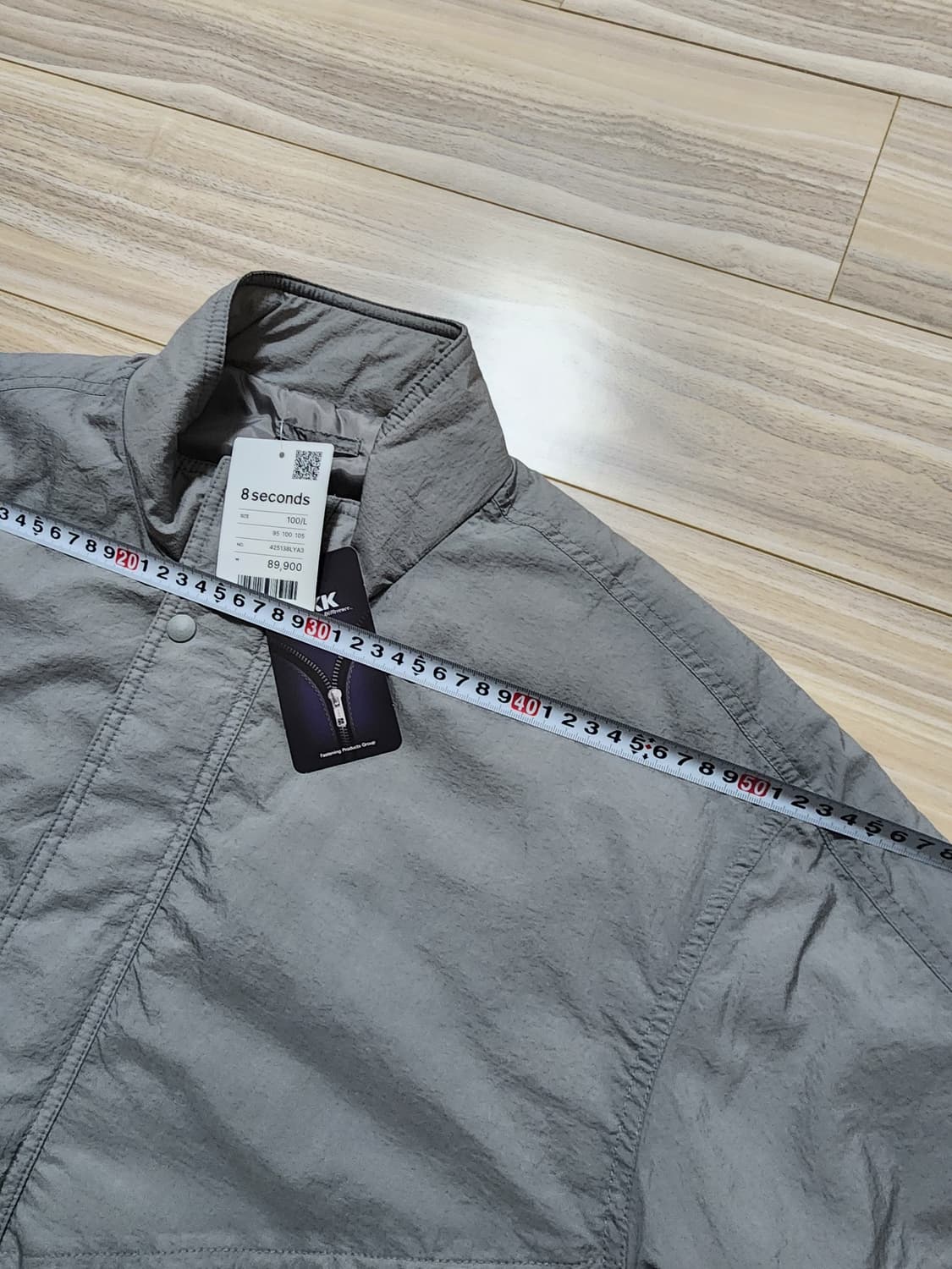 에잇세컨즈경량패딩점퍼그레이L사이즈 상품이미지6