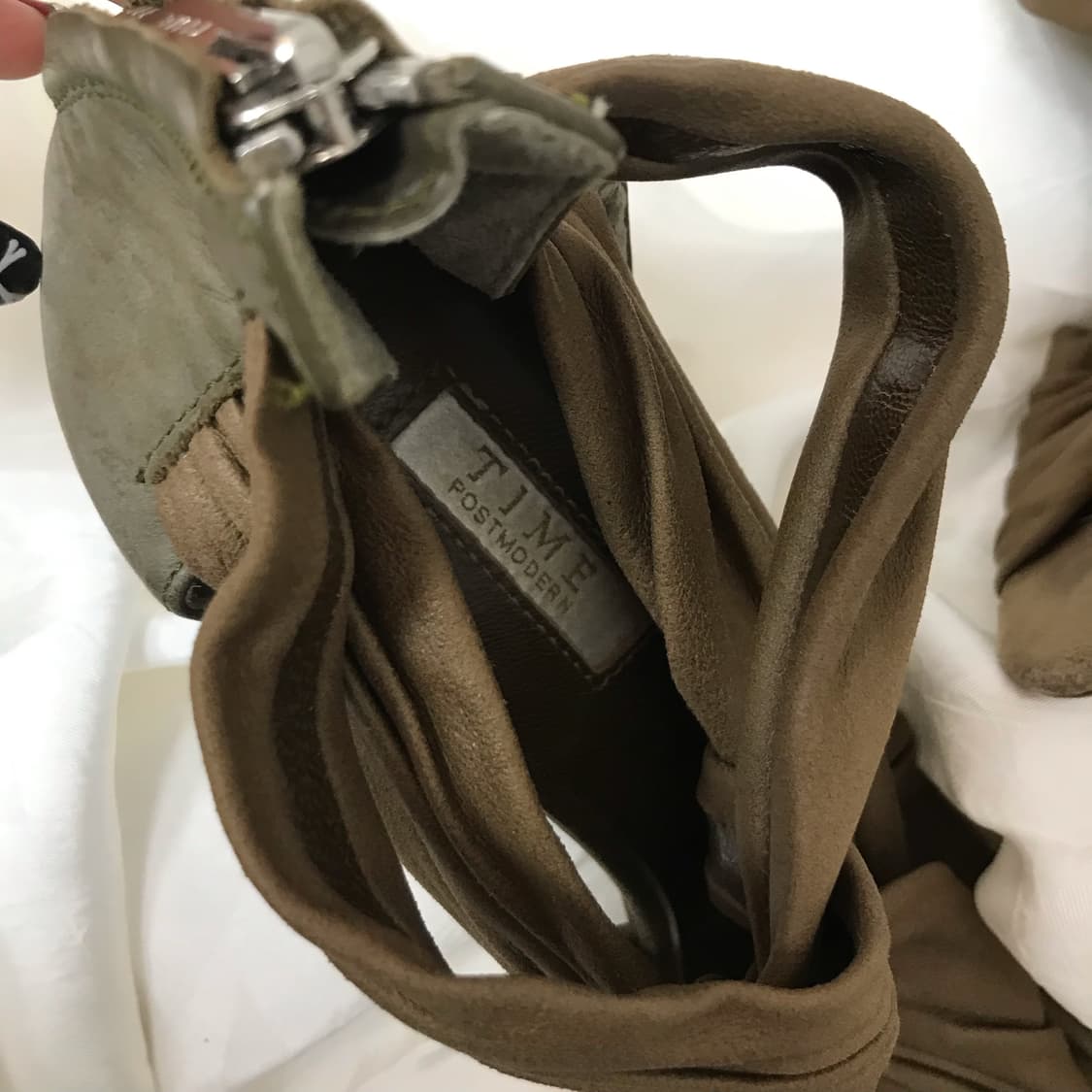 Time 타임 카키 스트랩 웨지힐 상품이미지4