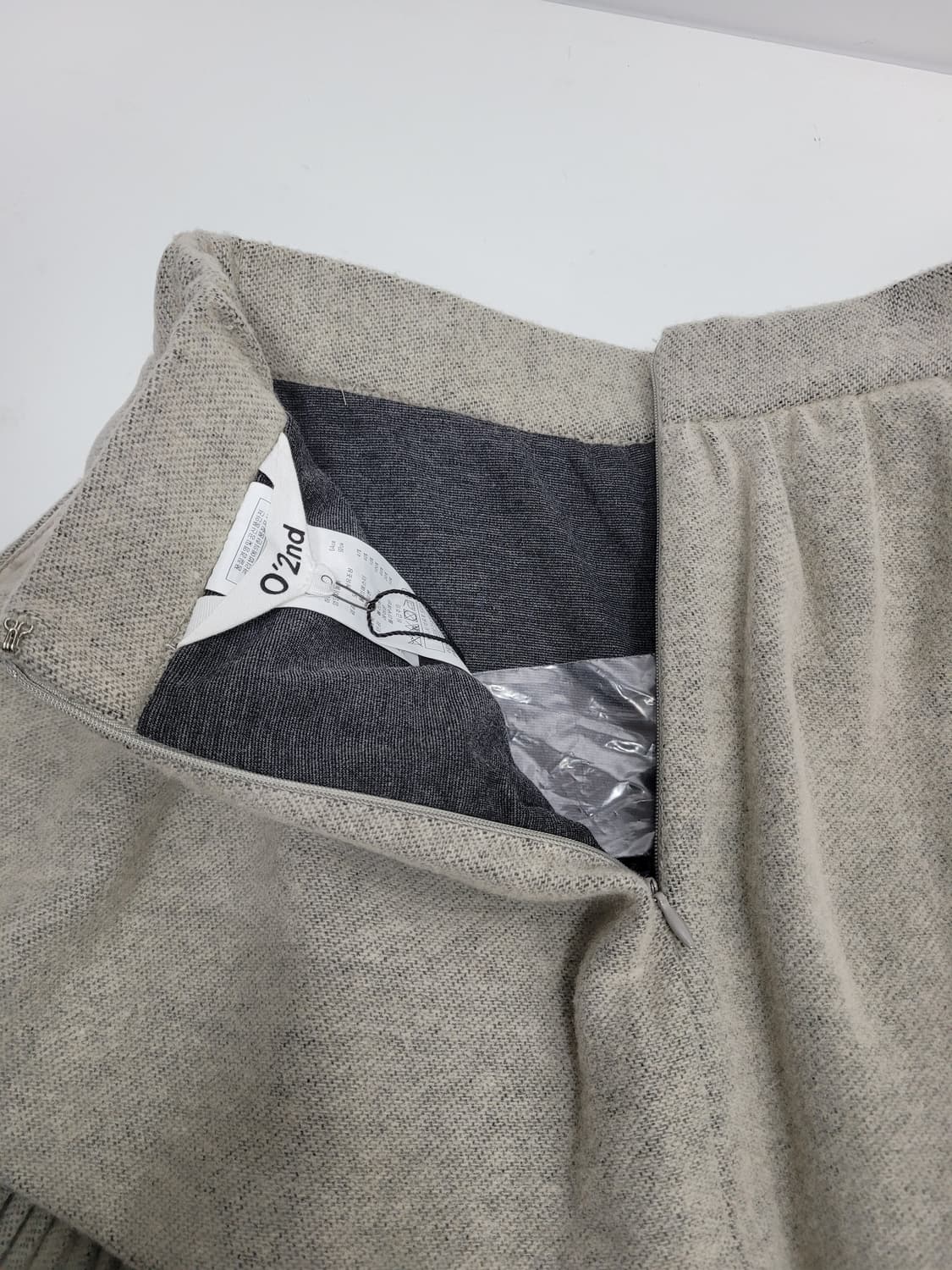 (새상품) O'2nd 오즈세컨 울 스커트 / 여 44 (64-92)
 상품이미지5